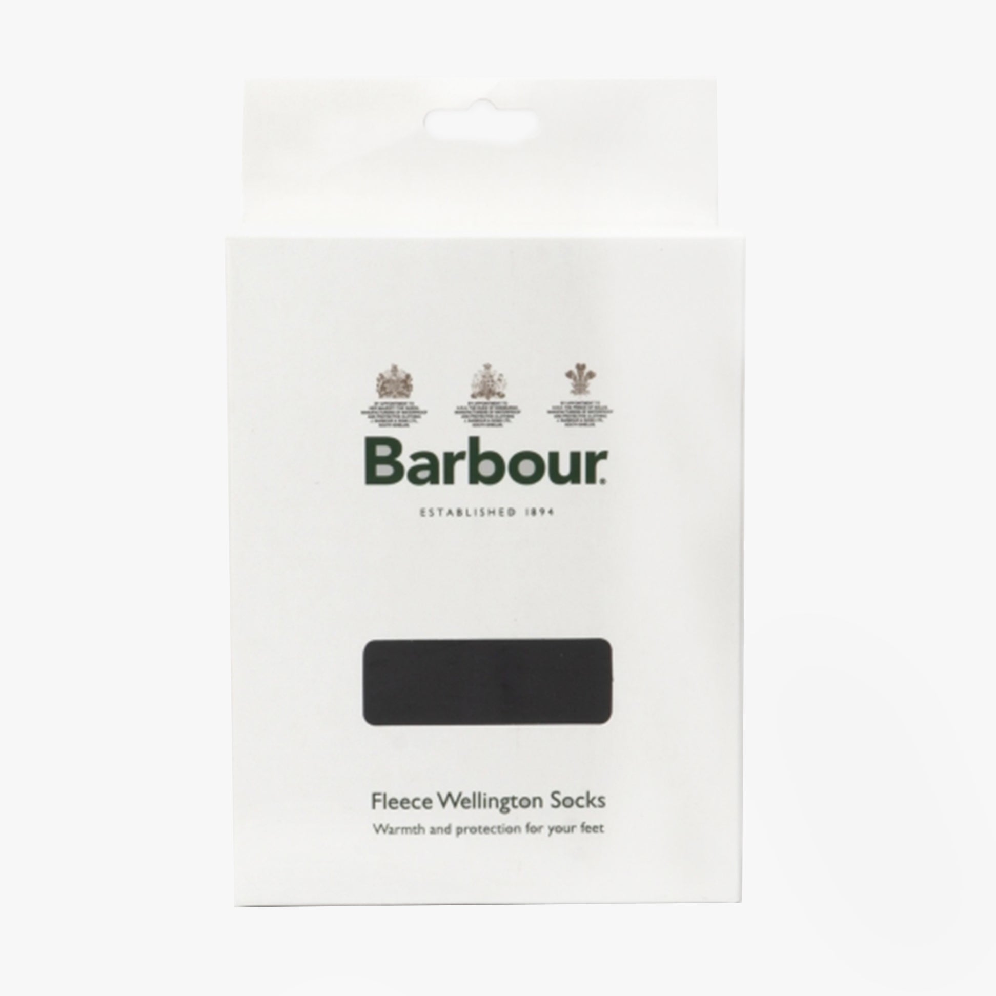 Barbour Fleece Wellington Unisex Socks Black