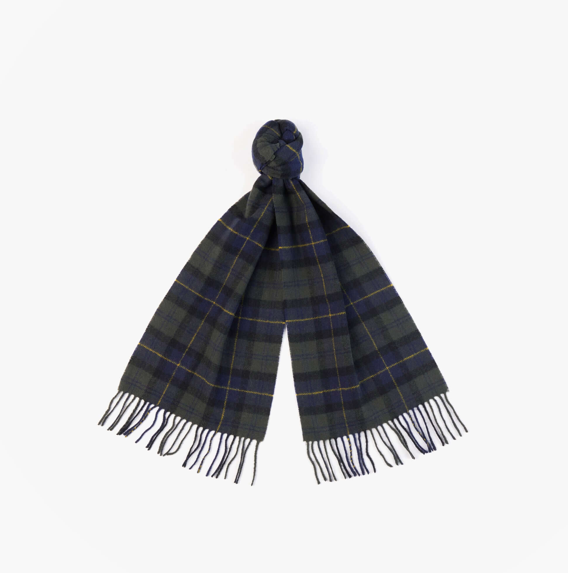 Barbour TARTAN LAMBSWOOL Mens Winter Olive Night