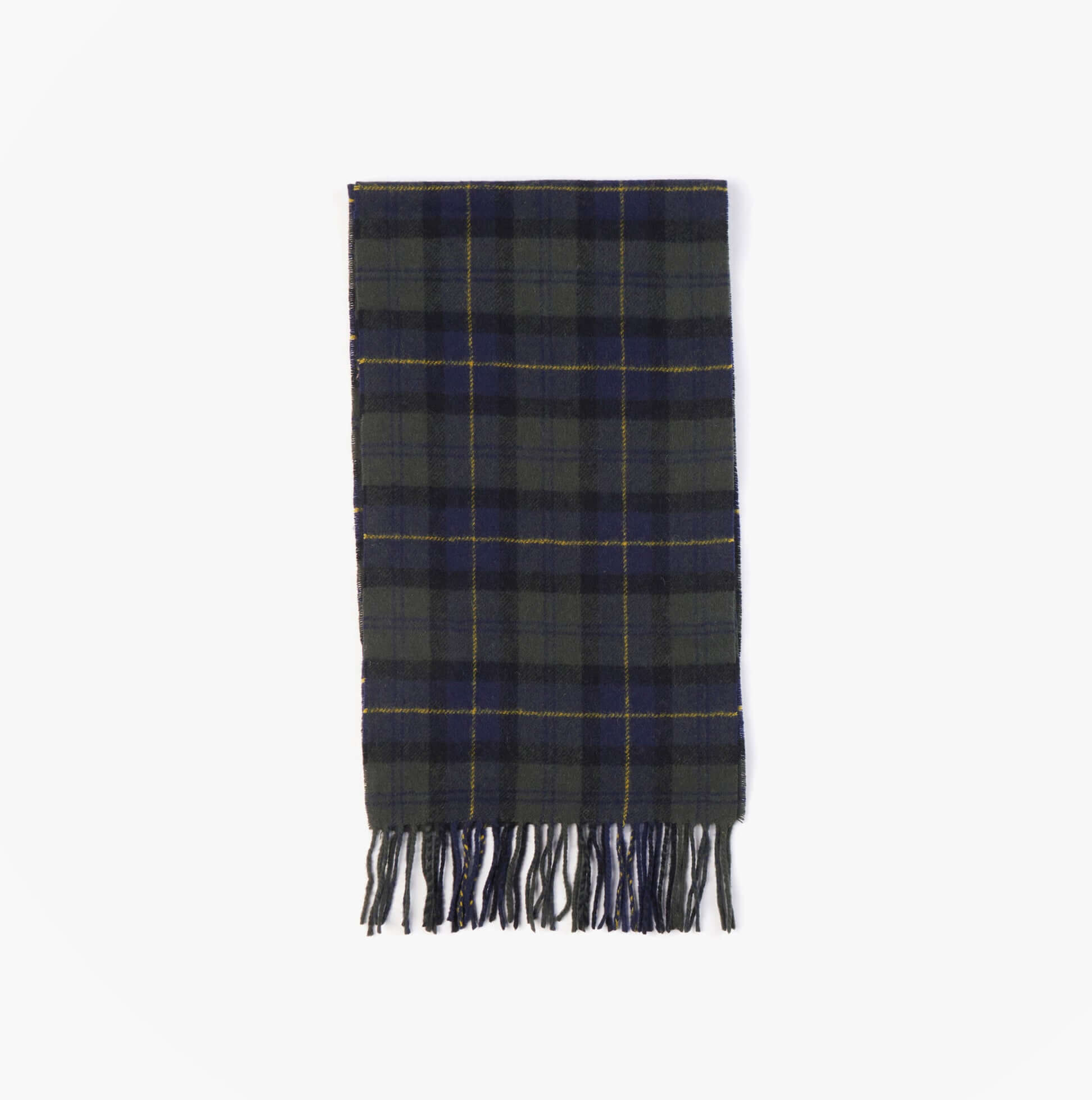 Barbour TARTAN LAMBSWOOL Mens Winter Olive Night