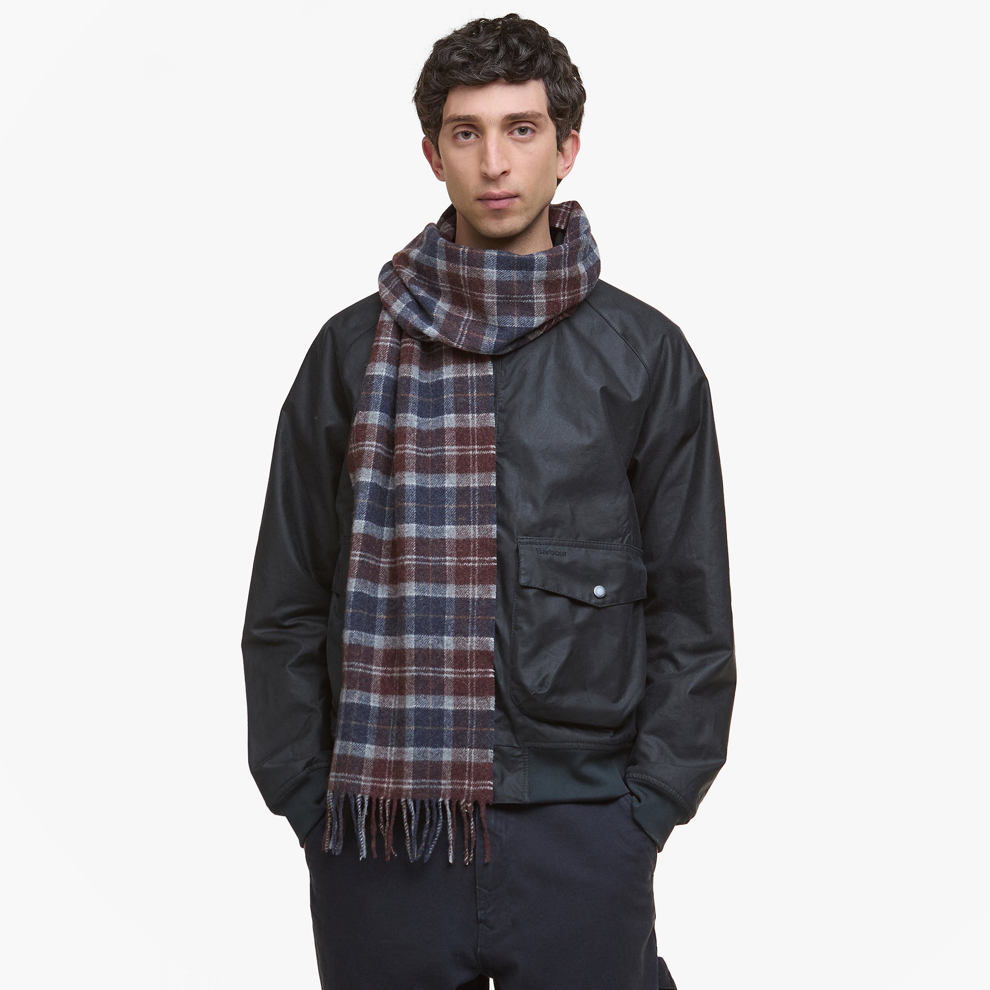 Barbour Barbour TARTAN LAMBSWOOL Mens Winter Oak Tartan