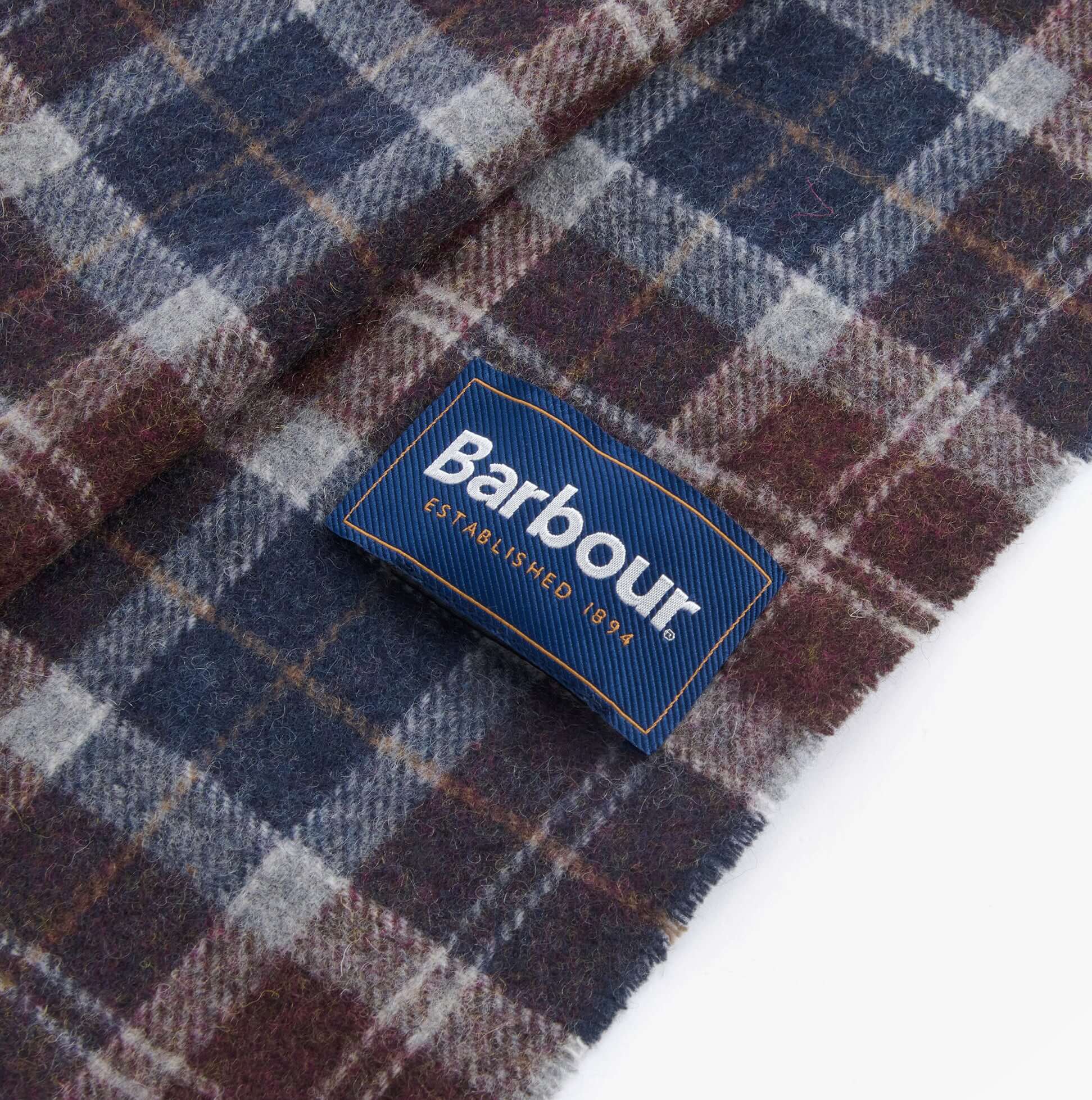 Barbour TARTAN LAMBSWOOL Mens Winter Oak Tartan