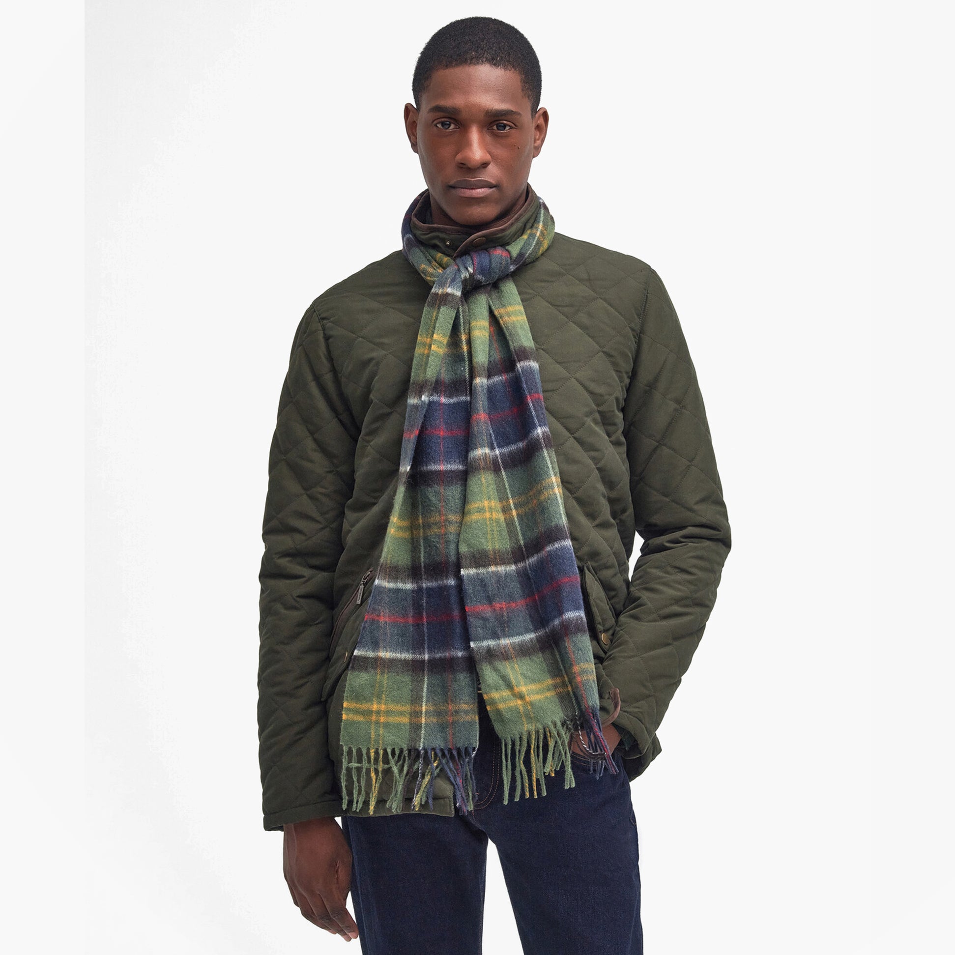 Barbour Barbour WOOL CASHMERE TARTAN Mens Winter Classic