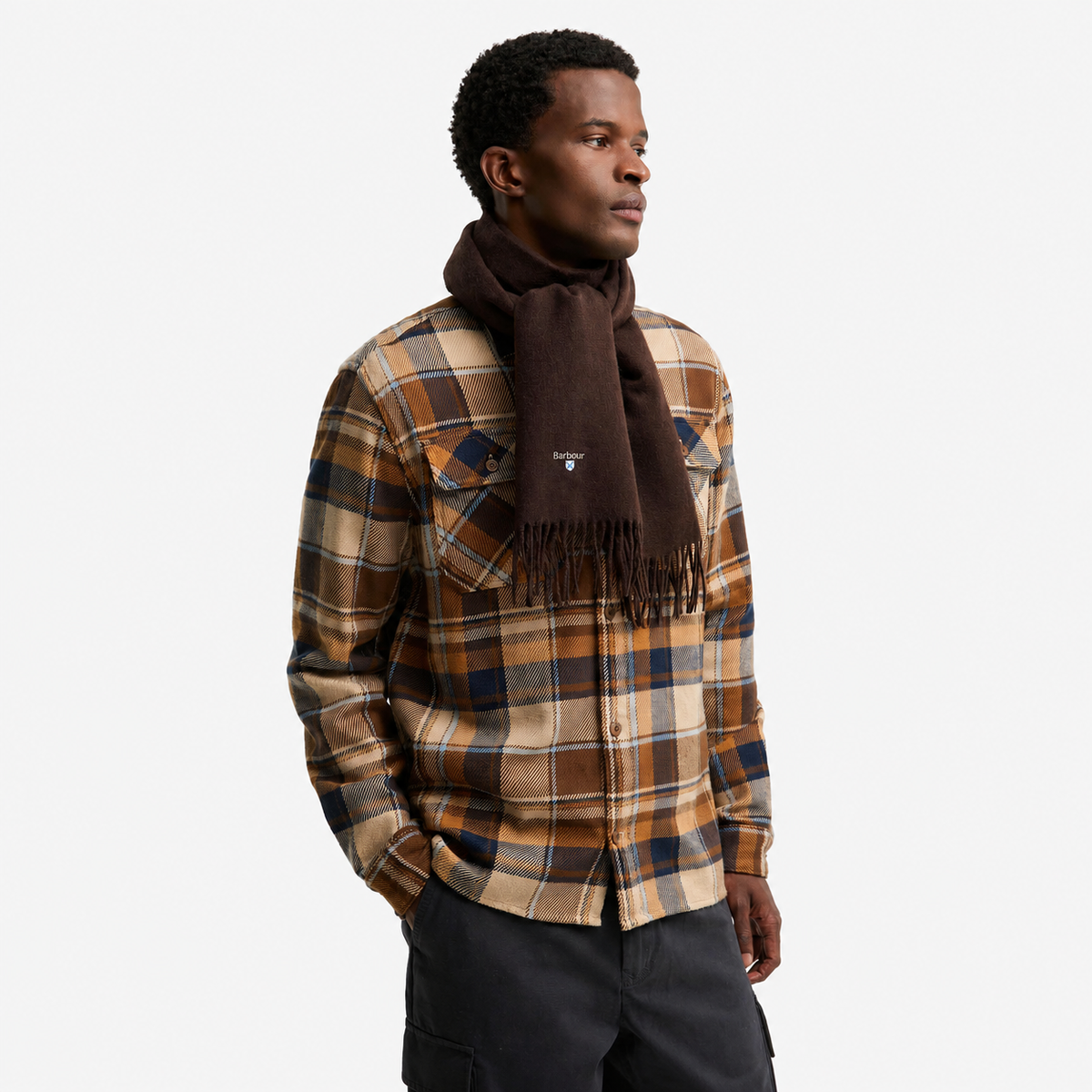 Barbour PLAIN LAMBSWOOL Unisex Adults Regular Rustic