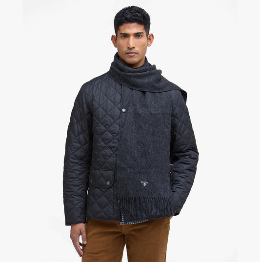 Barbour Barbour PLAIN LAMBSWOOL Mens Winter Charcoal/Grey