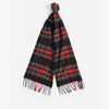 Barbour NEW CHECK Unisex Adults Tartan Scarf Black Stewart