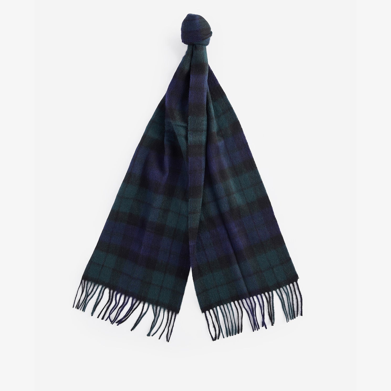 Barbour NEW CHECK Unisex Adults Tartan Scarf Black Watch