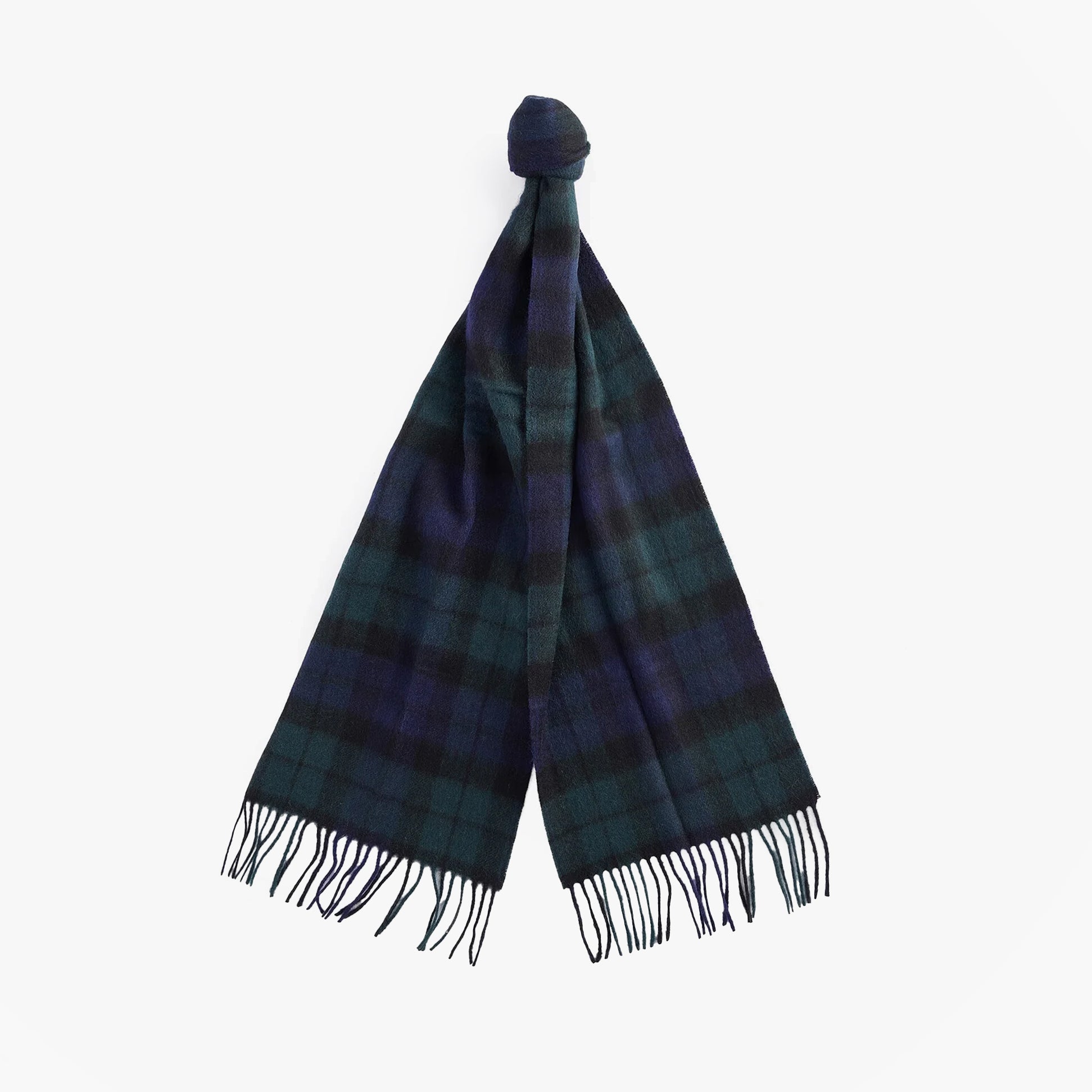 Barbour NEW CHECK Unisex Adults Tartan Scarf Black Watch