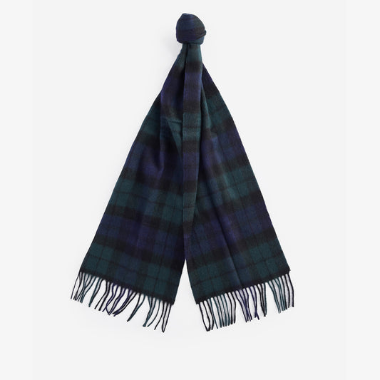 Barbour NEW CHECK Unisex Adults Tartan Scarf Black Watch