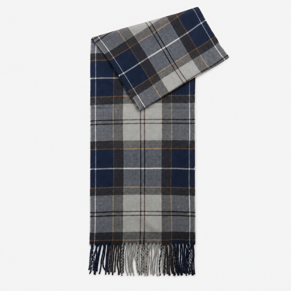 Barbour GALINGALE TARTAN Unisex Adults Regular Grey Midnight Tartan