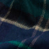 Barbour YAXLEY Unisex Adults Tartan Scarf Green Loch