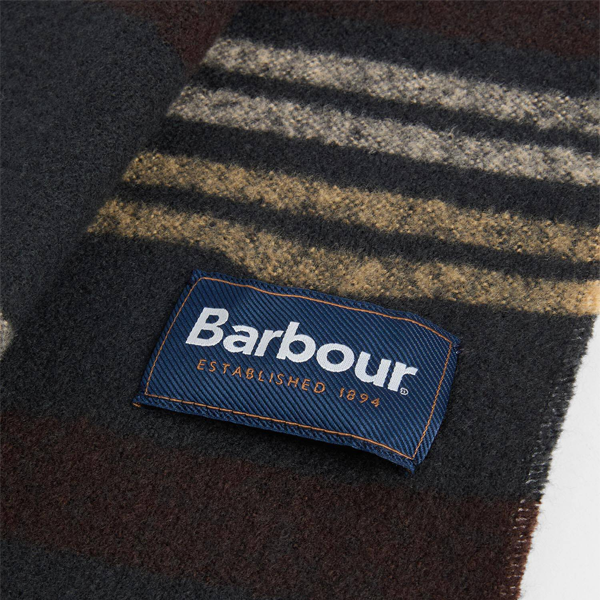 Barbour ALSTON STRIPE Unisex Adults Regular Birchwood Mix Tartan