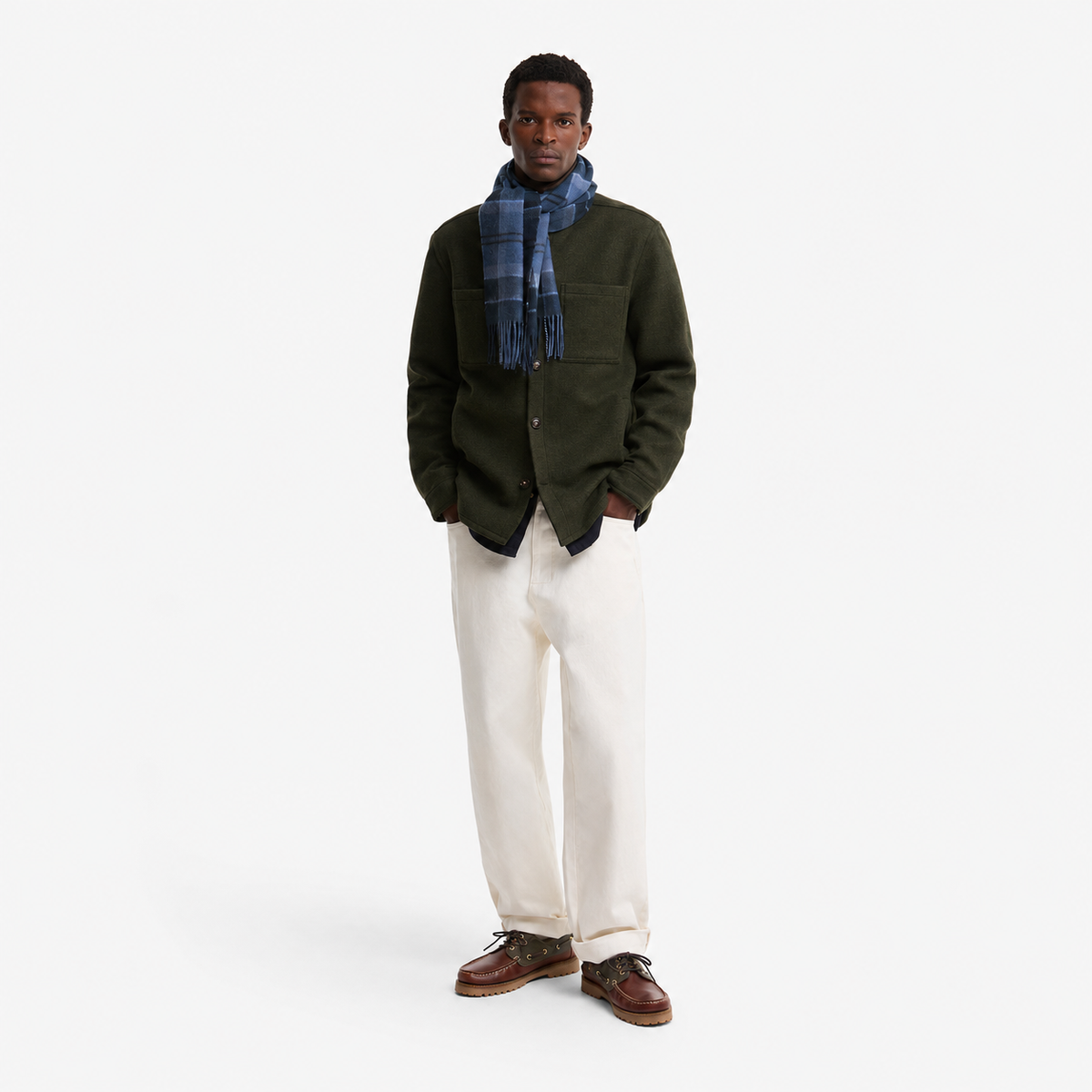 Barbour MINERAL TARTAN Mens Regular Midnight Loch