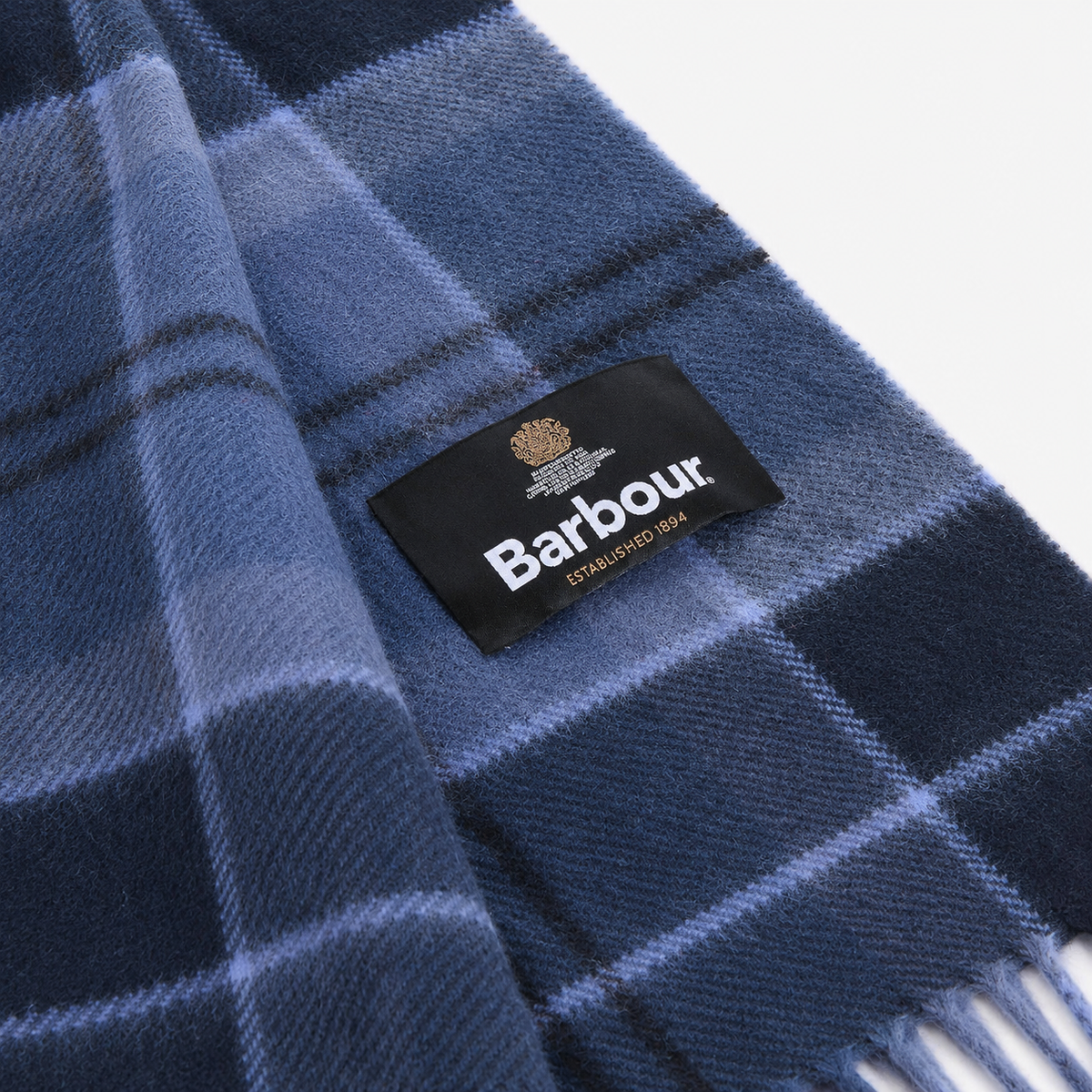 Barbour MINERAL TARTAN Mens Regular Midnight Loch