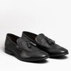 Base London RITZ Mens Leather Loafers Waxy Black