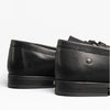 Base London RITZ Mens Leather Loafers Waxy Black