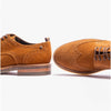 Base London BRYCE Mens Brogue Shoes Cognac
