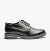 Base London HALSEY WAXY Mens Formal Lace Up Shoes Black