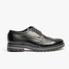 Base London GIBBS WAXY Mens Formal Lace Up Shoes Black