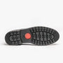 Base London GIBBS WAXY Mens Formal Lace Up Shoes Black sole view with textured rubber traction patterns.