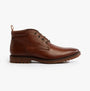 Base London CANMORE Mens Boots Tan side view showing leather upper and lace-up design