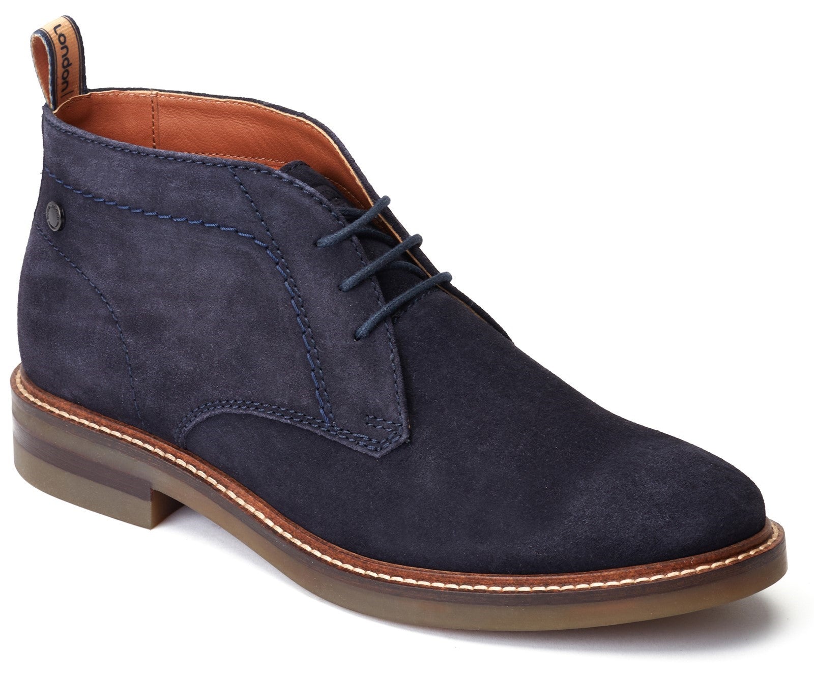 Base London KNEBWORTH Mens Boots Navy
