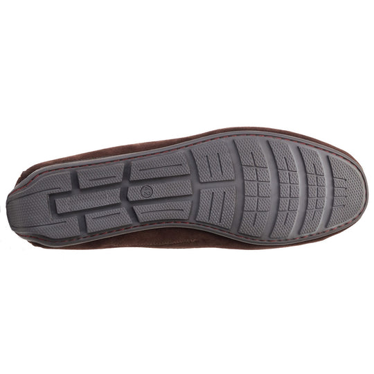 Base London COLLINS Mens Shoes Brown sole view showing rubber outsole design and texture.
