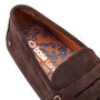 Base London COLLINS Mens Shoes Brown detail view showing inner lining and brand logo