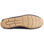Base London COLLINS Mens Shoes Navy sole view showcasing rubber material and tread design for grip and comfort.