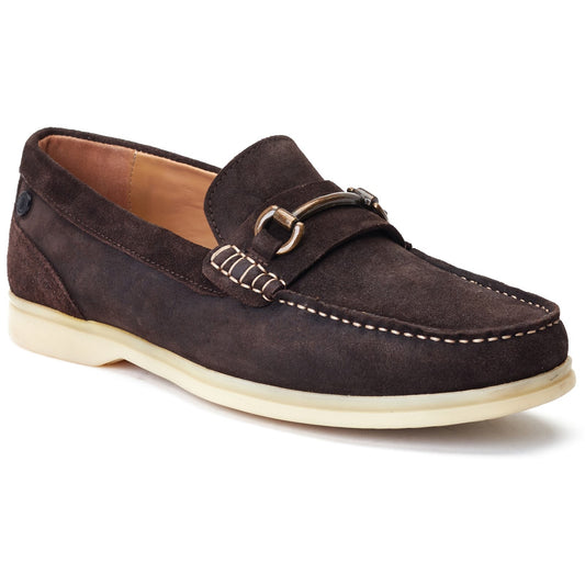 Base London SNAPPER Mens Loafers Brown