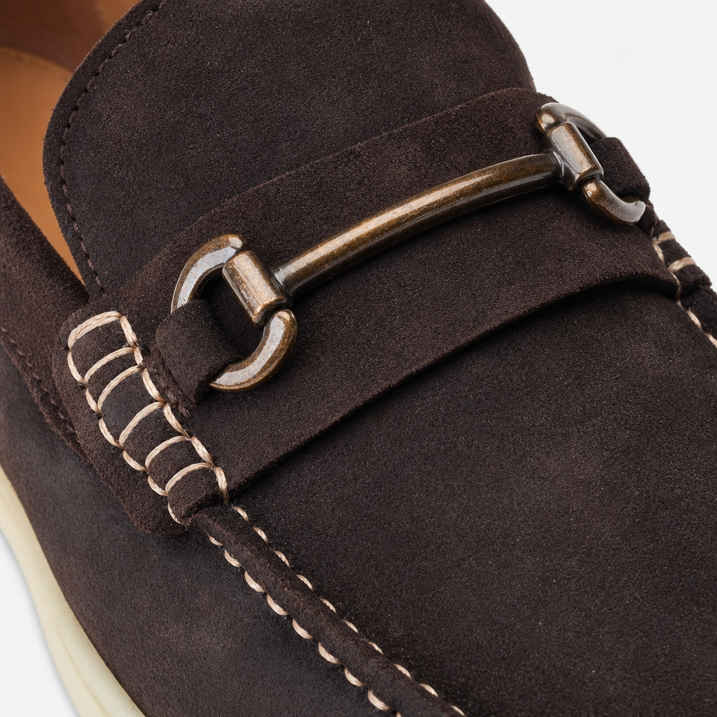 Base London SNAPPER Mens Loafers Brown