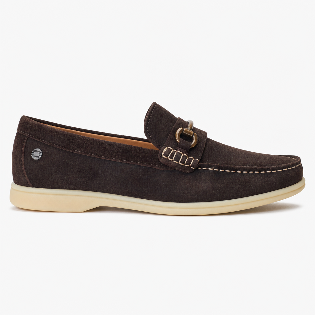 Base London SNAPPER Mens Loafers Brown