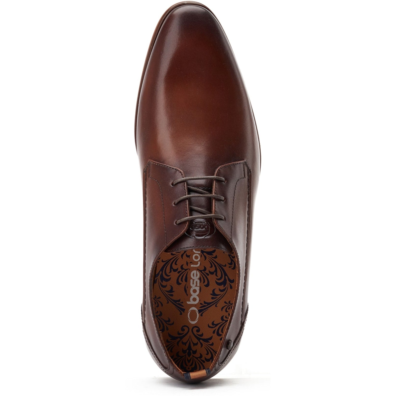 Base London GAMBINO EXCEL Mens Derby Shoes Dark Brown
