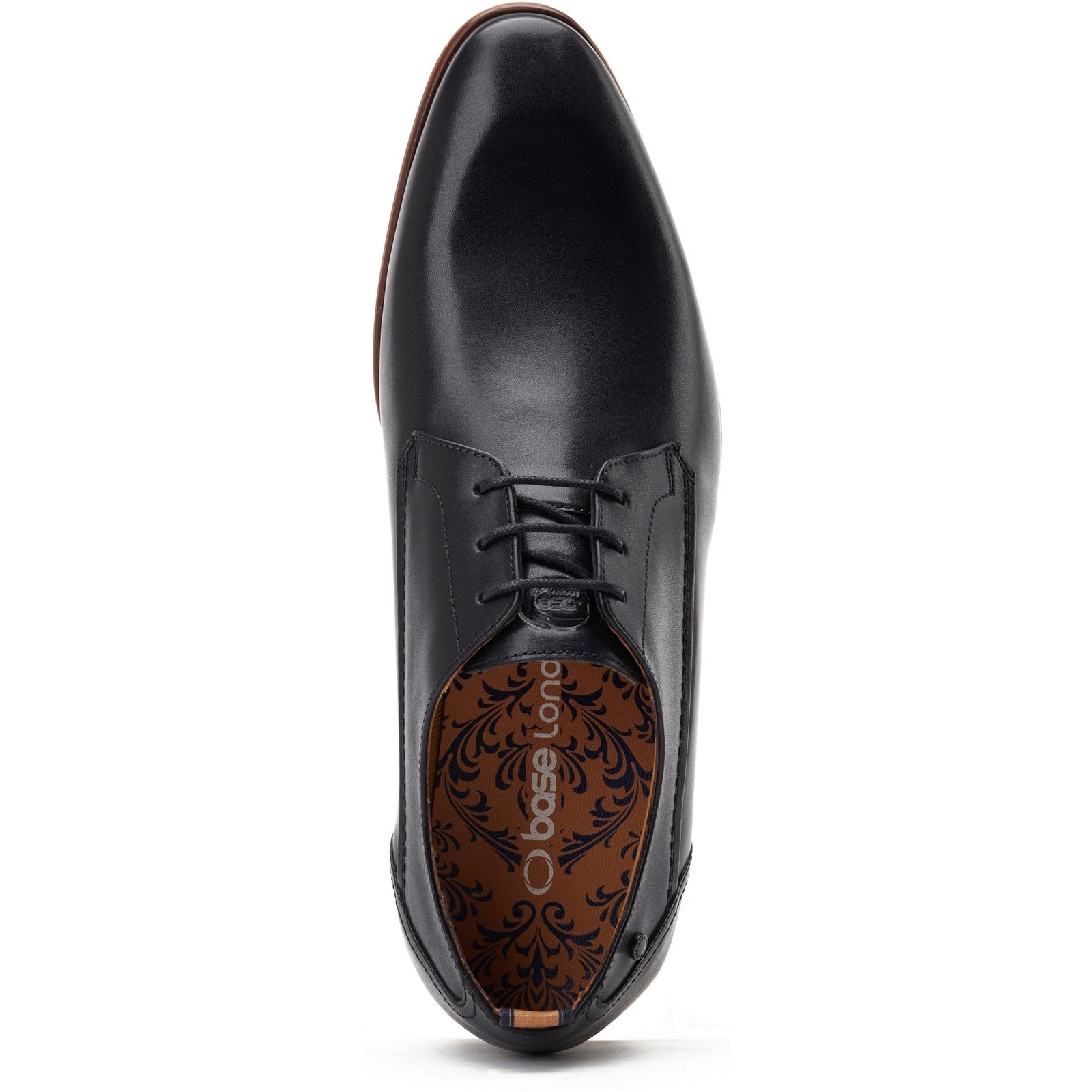 Base London GAMBINO EXCEL Mens Derby Shoes Black