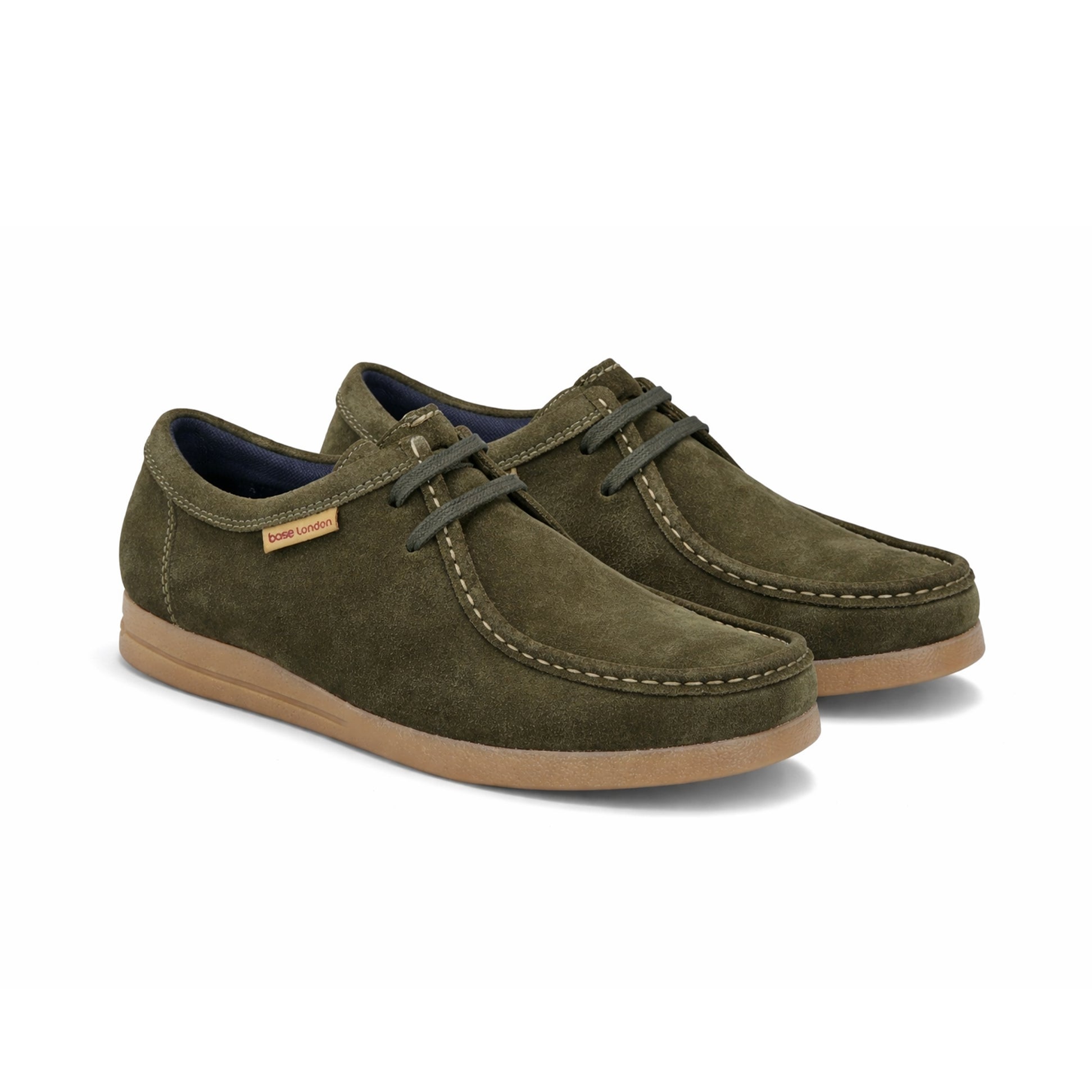 Base London KOKO Mens Moccasins Olive