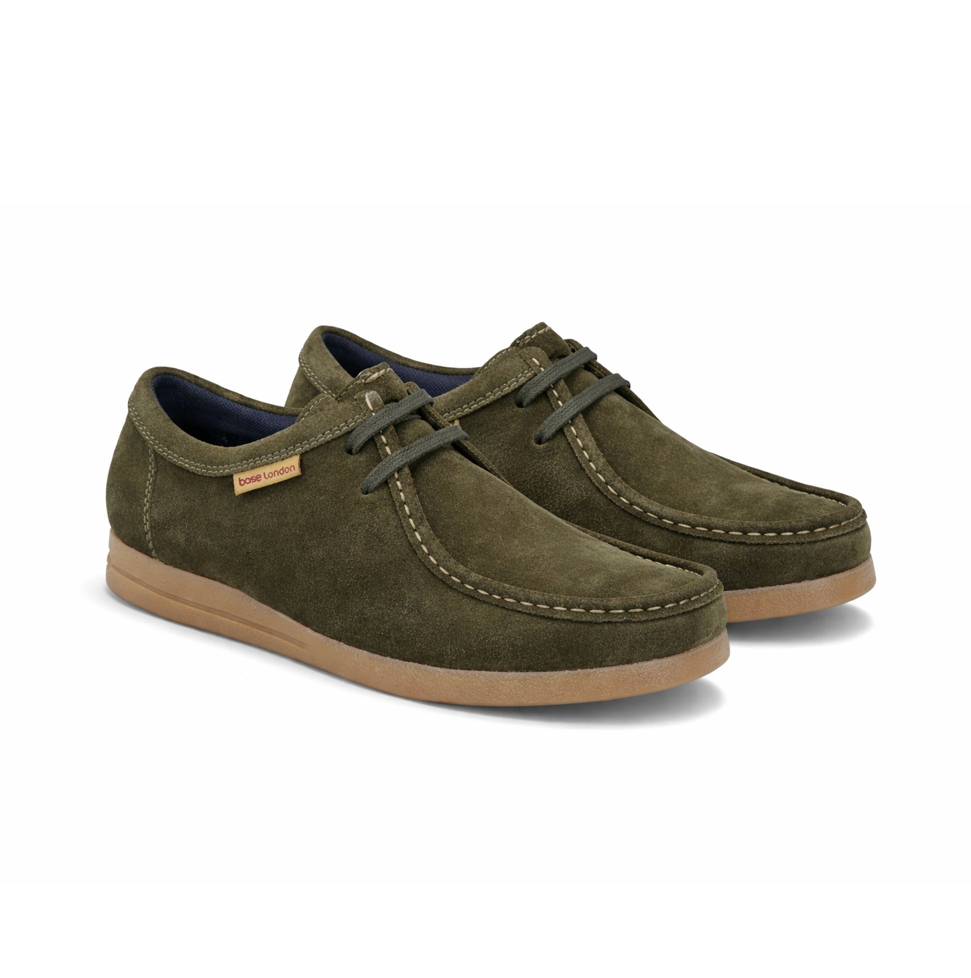 Base London KOKO Mens Moccasins Olive