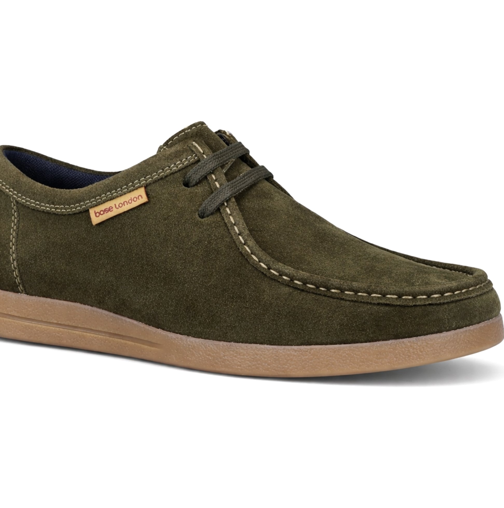 Base London KOKO Mens Moccasins Olive