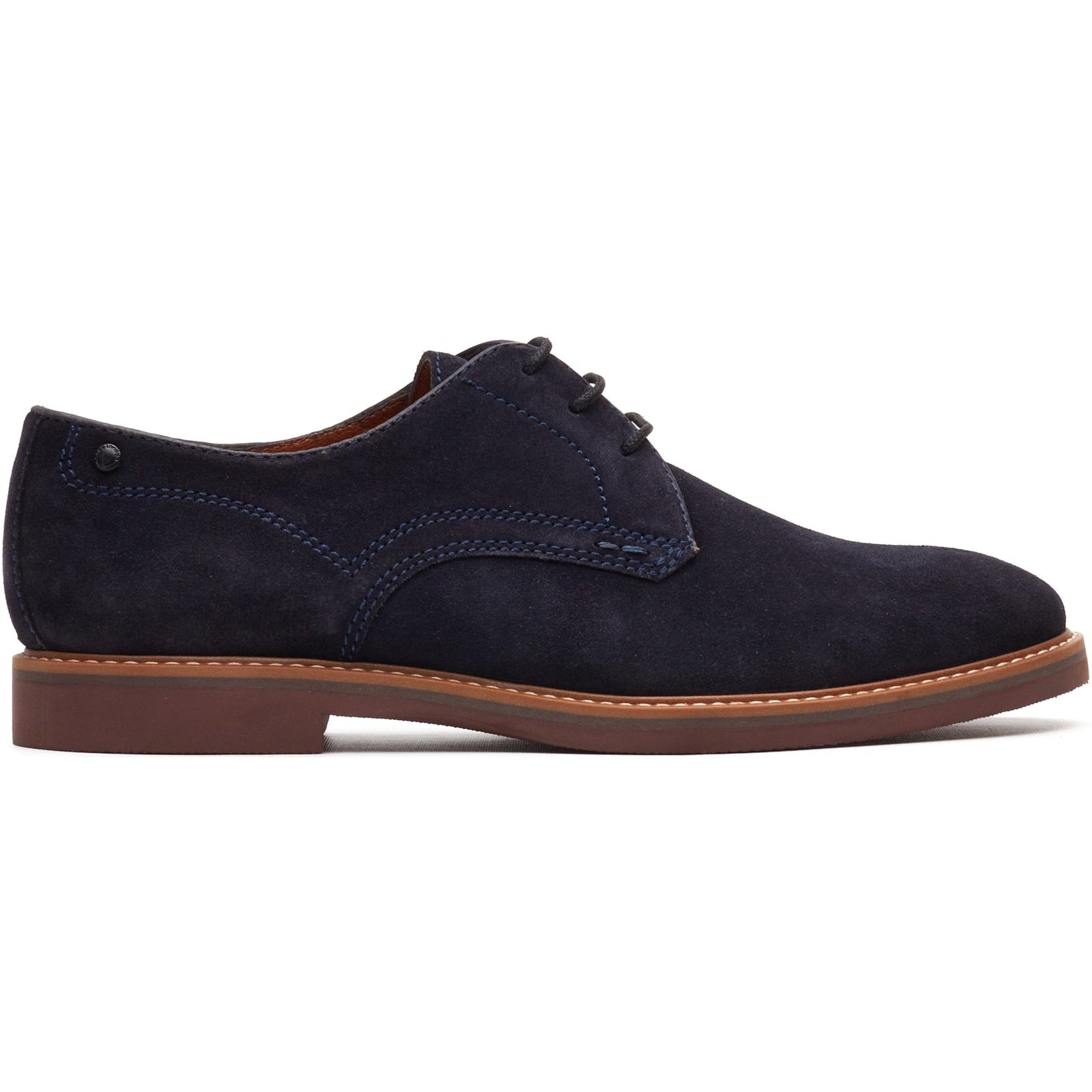 Base London STRAND Mens Derby Shoes Navy