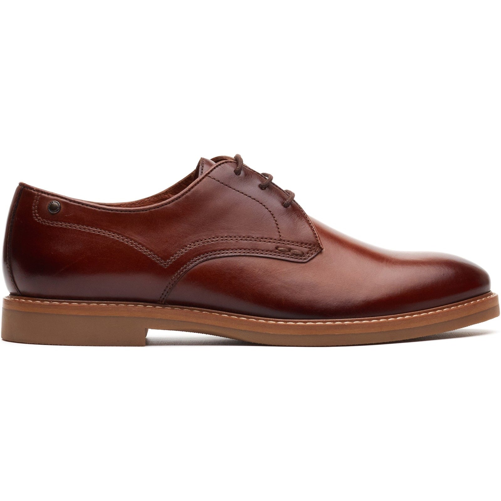 Base London STRAND Mens Derby Shoes Tan
