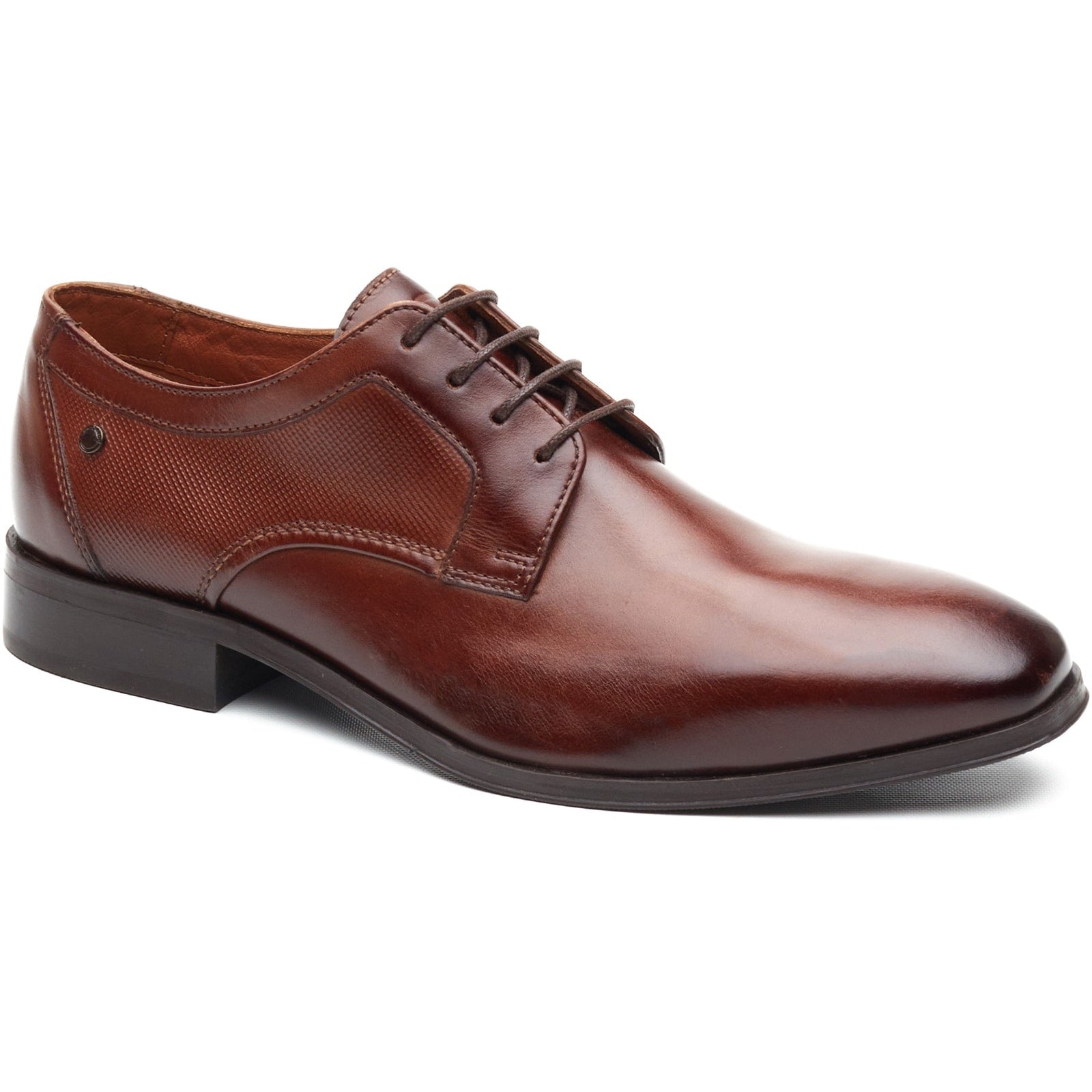 Base London DOME Mens Derby Shoes Tan