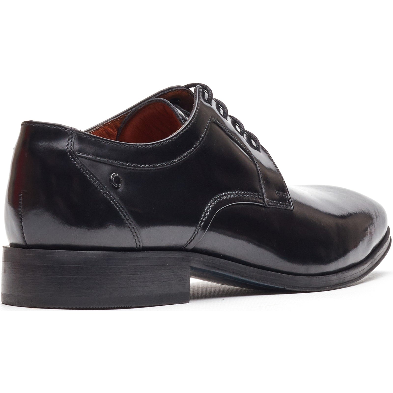 Base London DOME Mens Derby Shoes Black