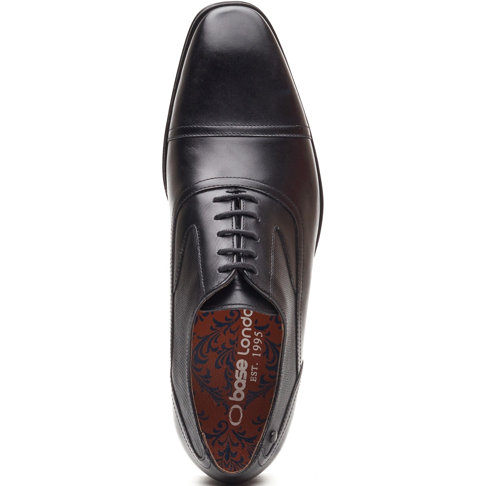 Base London PORTICO Mens Oxford Shoes Black