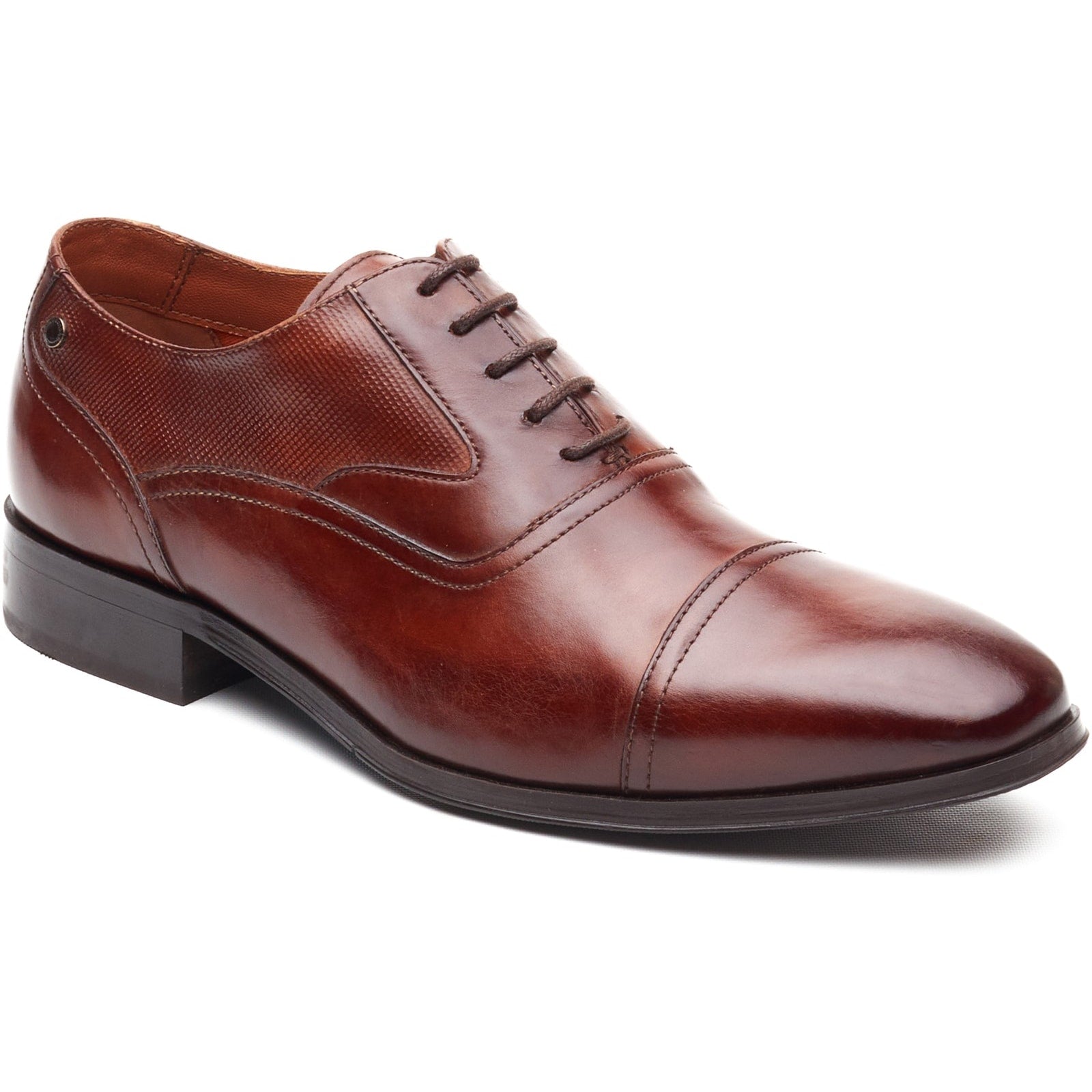 Base London PORTICO Mens Oxford Shoes Tan