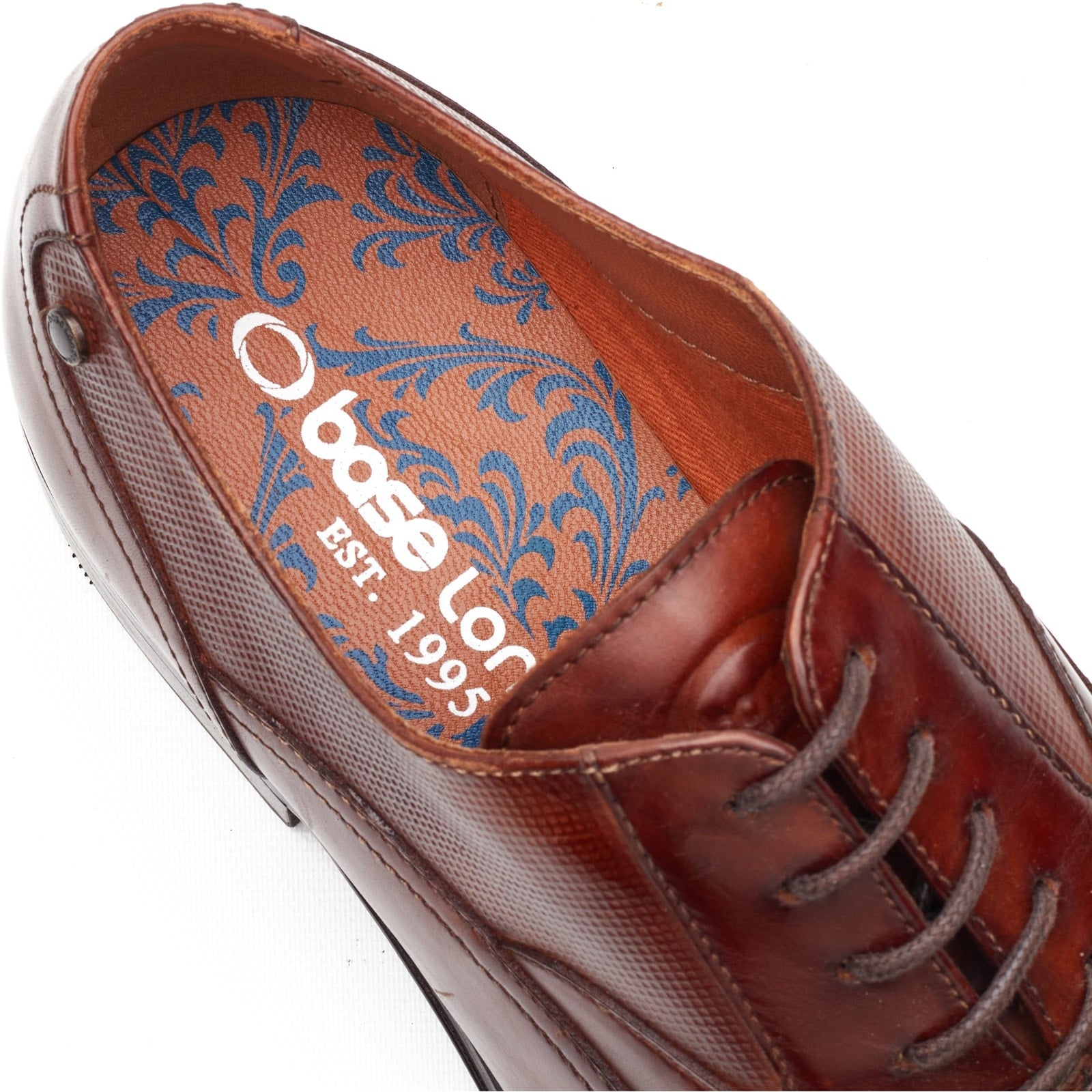 Base London PORTICO Mens Oxford Shoes Tan