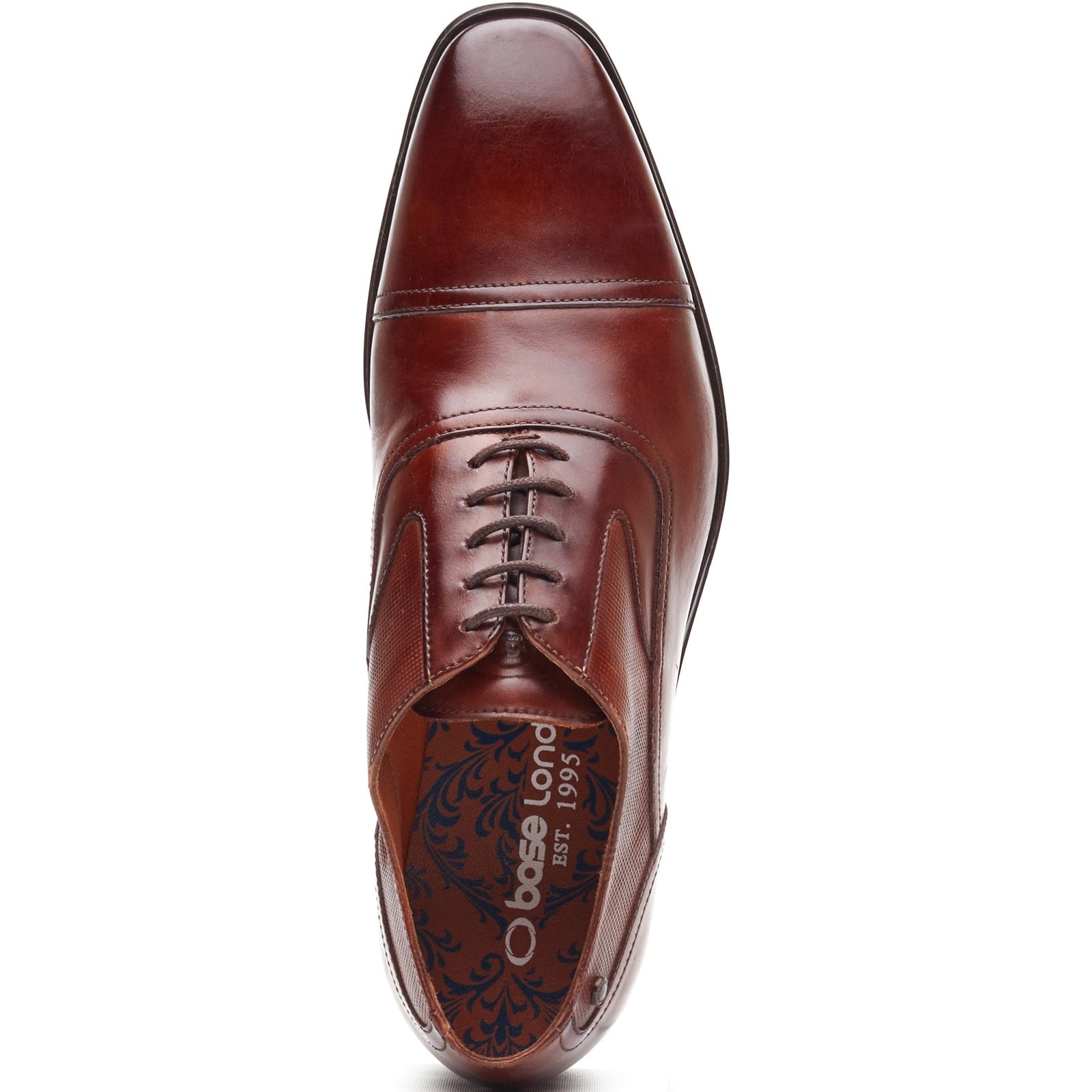 Base London PORTICO Mens Oxford Shoes Tan