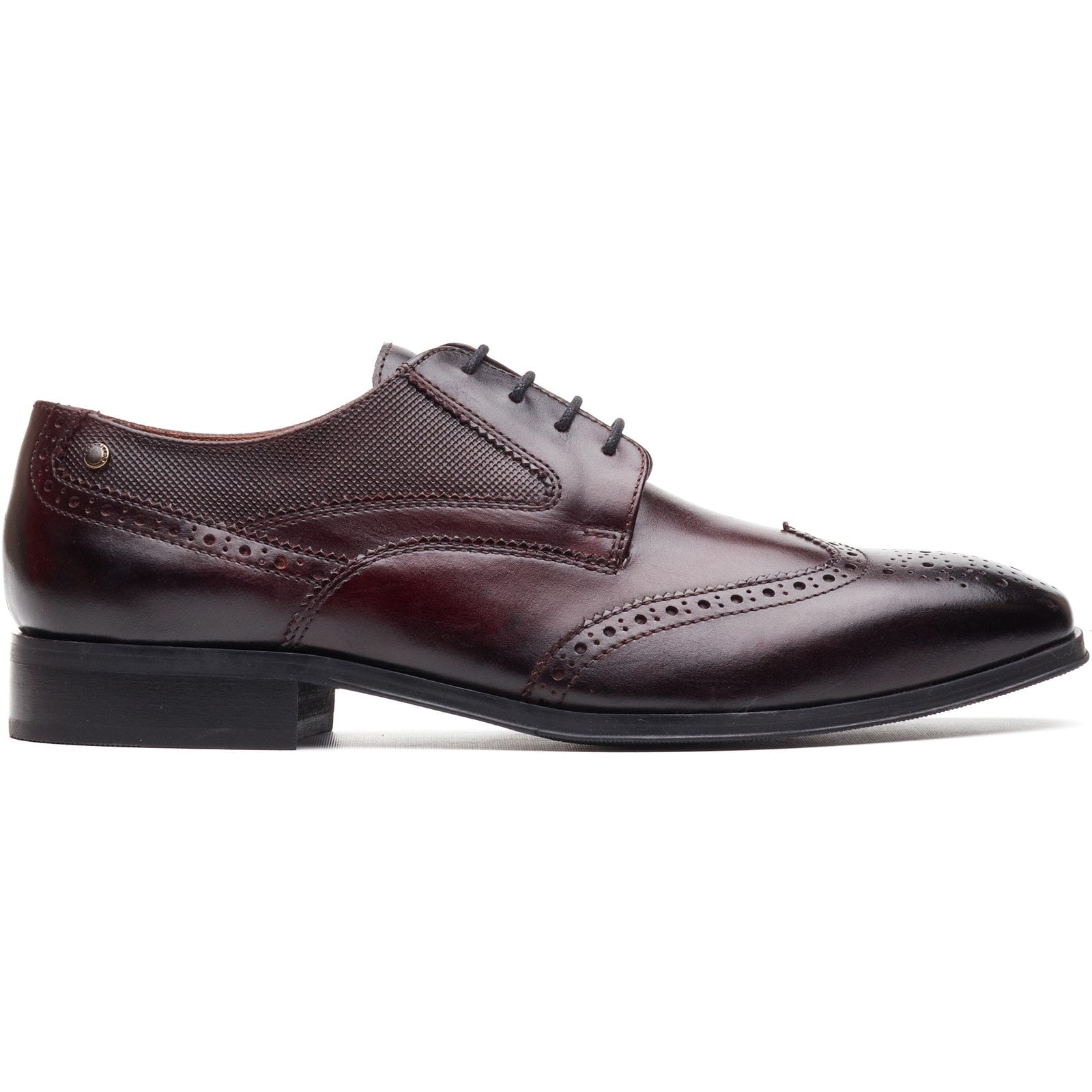 Base London STEEPLE Mens Brogue Shoes Brown