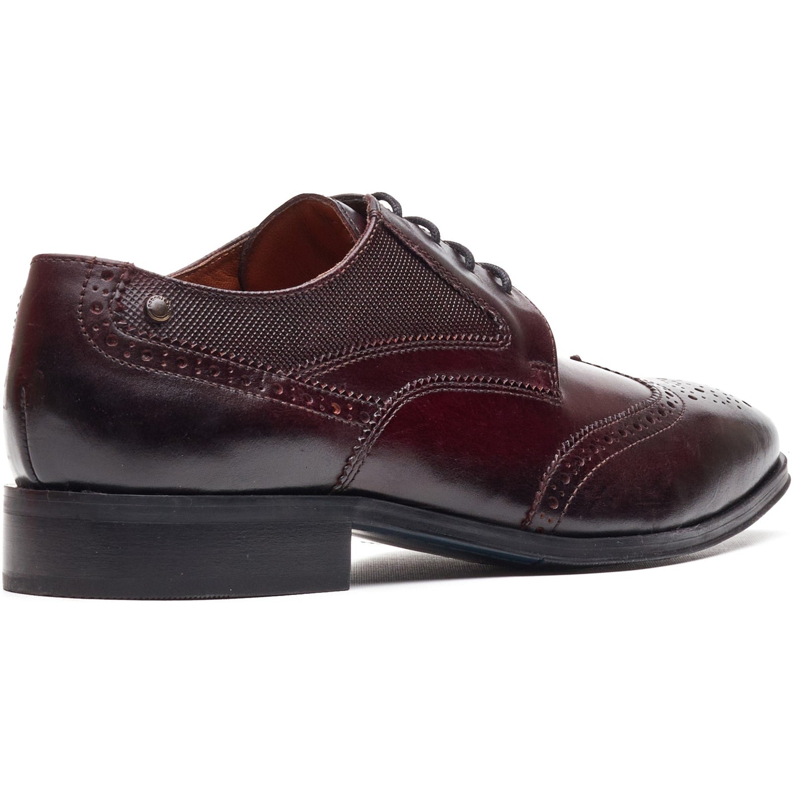 Base London STEEPLE Mens Brogue Shoes Brown