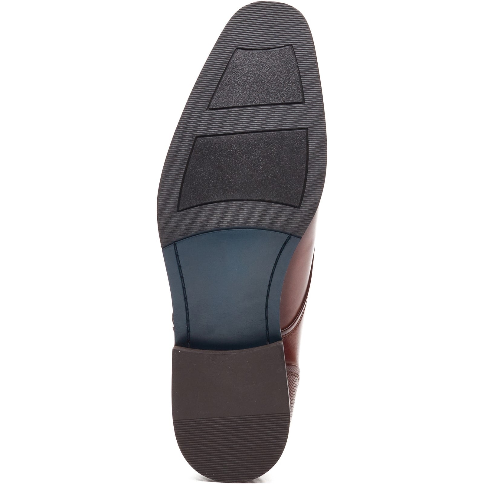 Base London CLERIC Mens Monk Shoes Dark Tan