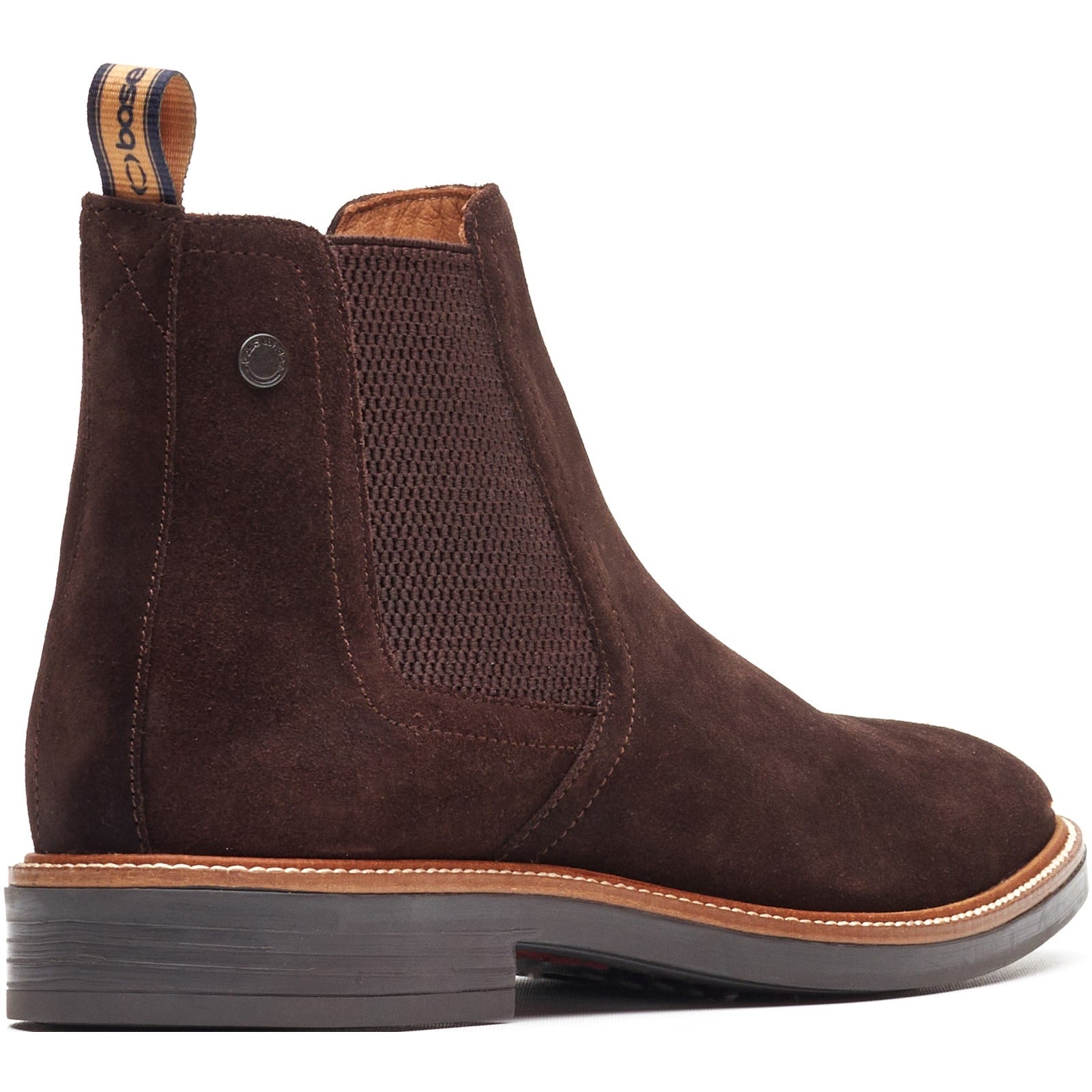 Base London SUSSEX Mens Chelsea Boots Brown