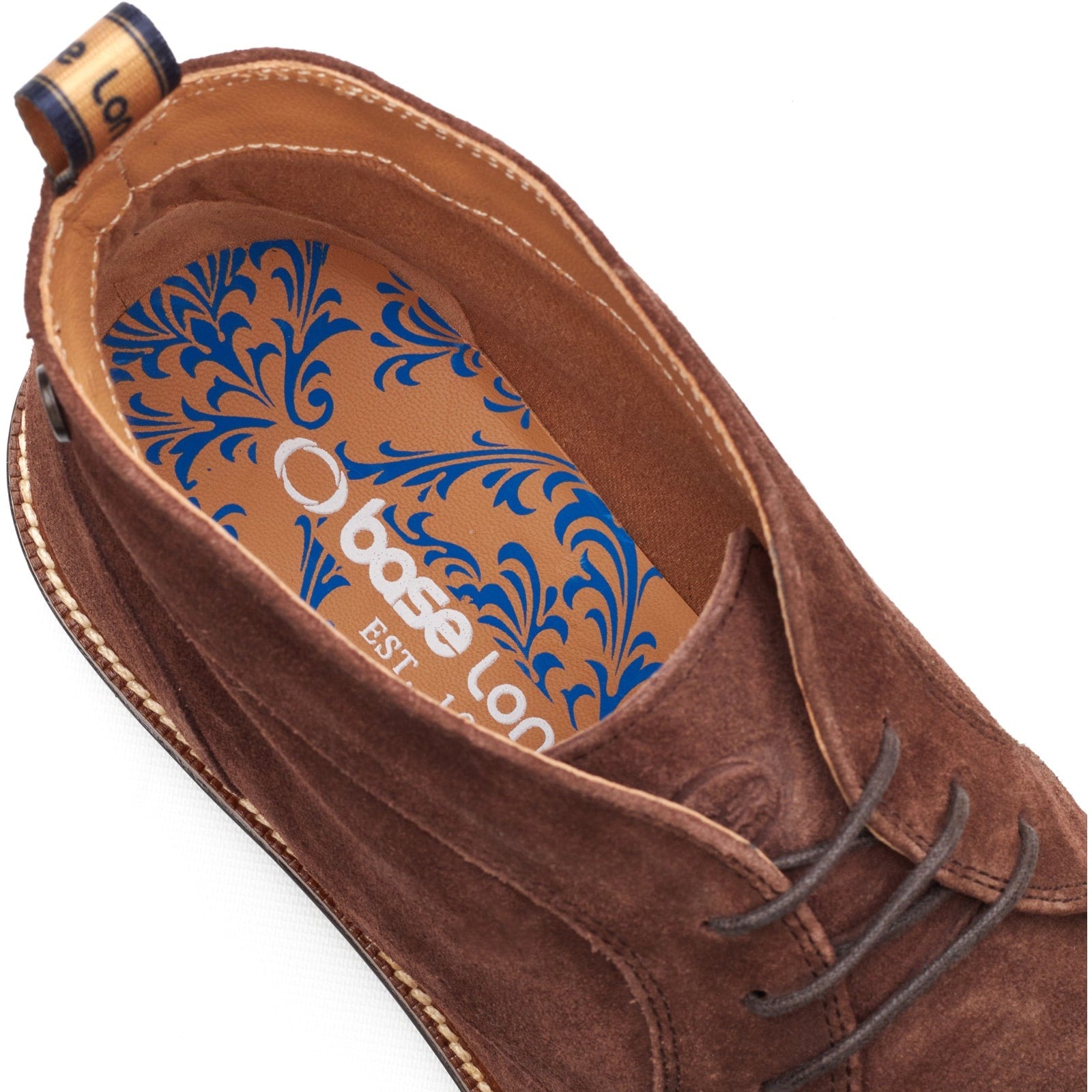 Base London LINCOLN Mens Chukka Boots Brown