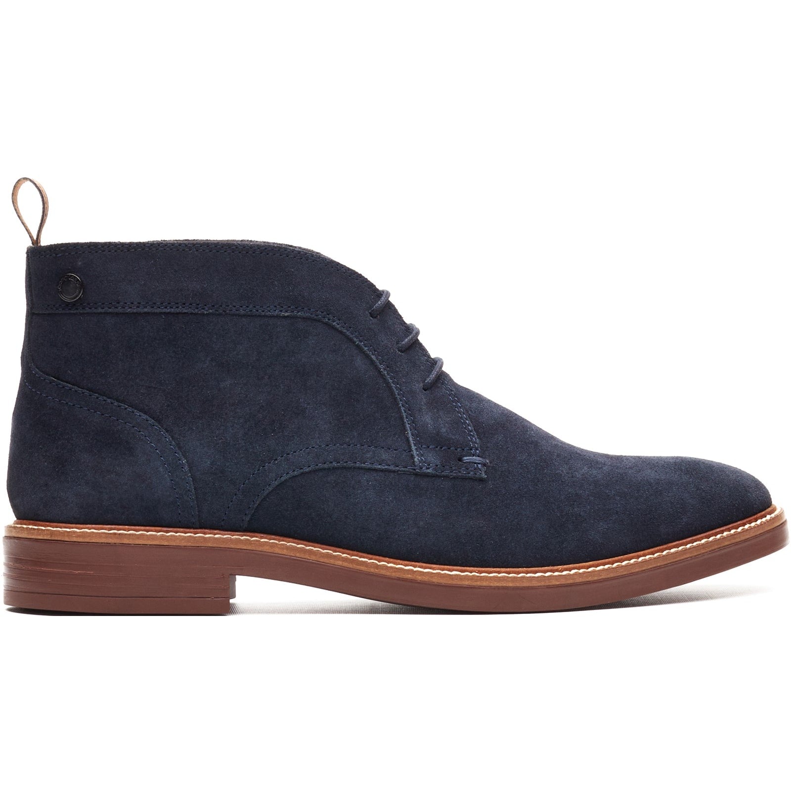 Base London LINCOLN Mens Chukka Boots Navy